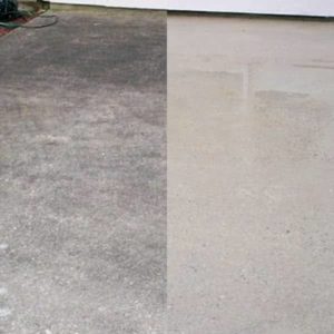 before and after concrete cleaning before and after concrete cleaning