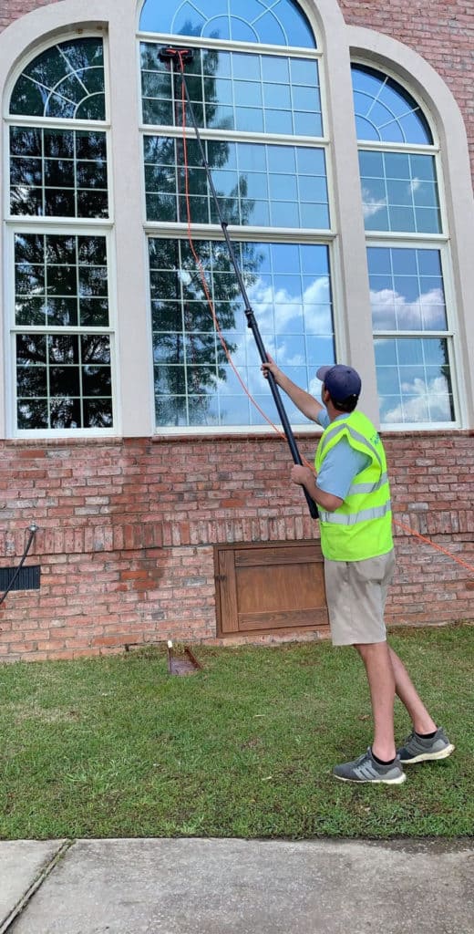 Window Cleaning WaterFed® Pole Cleaning for High Windows Spotless