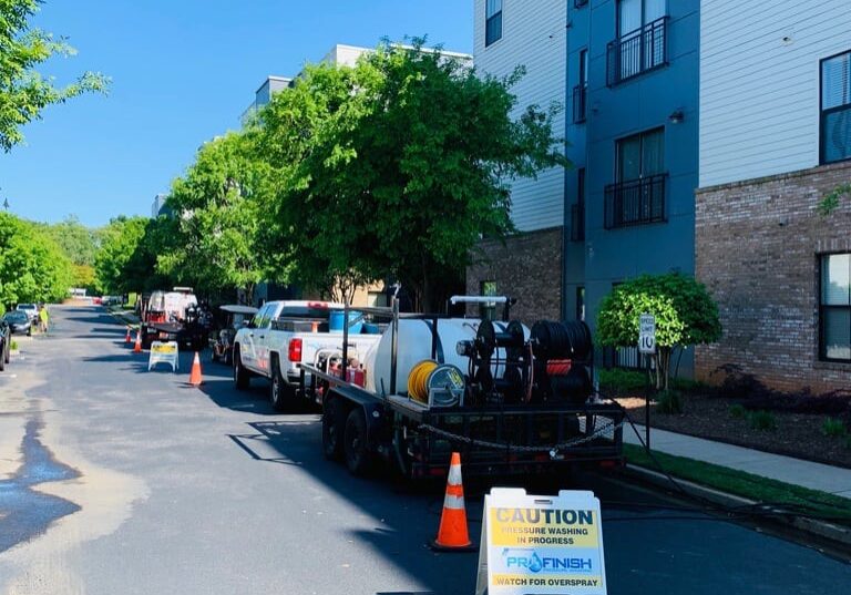 Pressure Washing Apartment Complex Greenville Sc